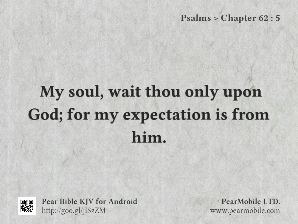 Psalms, Chapter 62:5